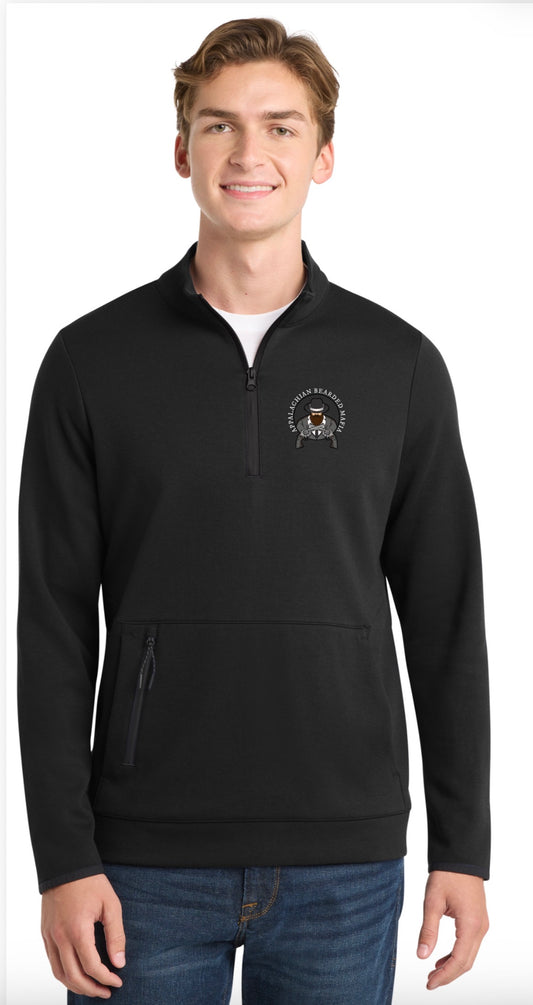 1/4 Zip Embordered Organizational Crest